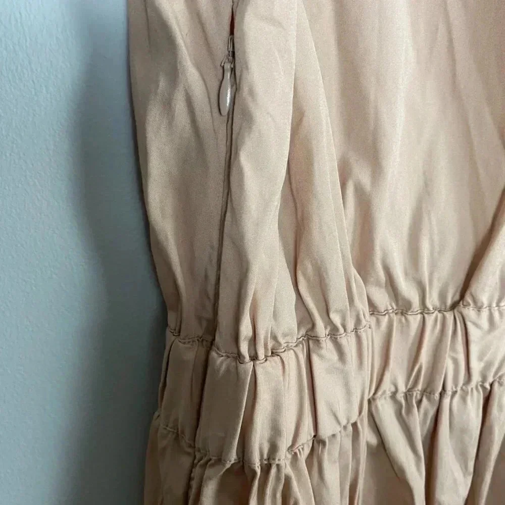 J. Crew Cinched Waist Poplin Dress